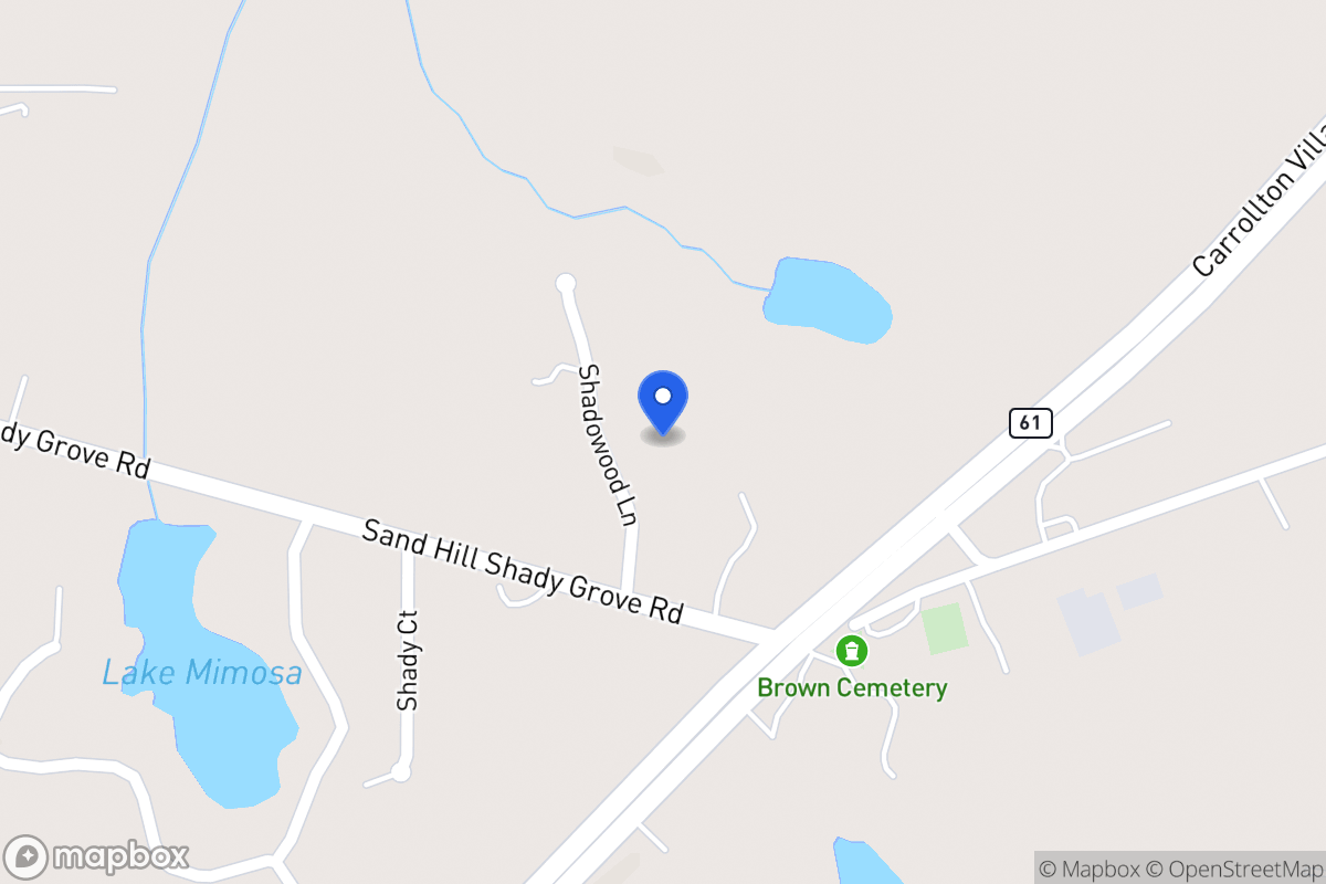 Map of 45 Shadowood Ln