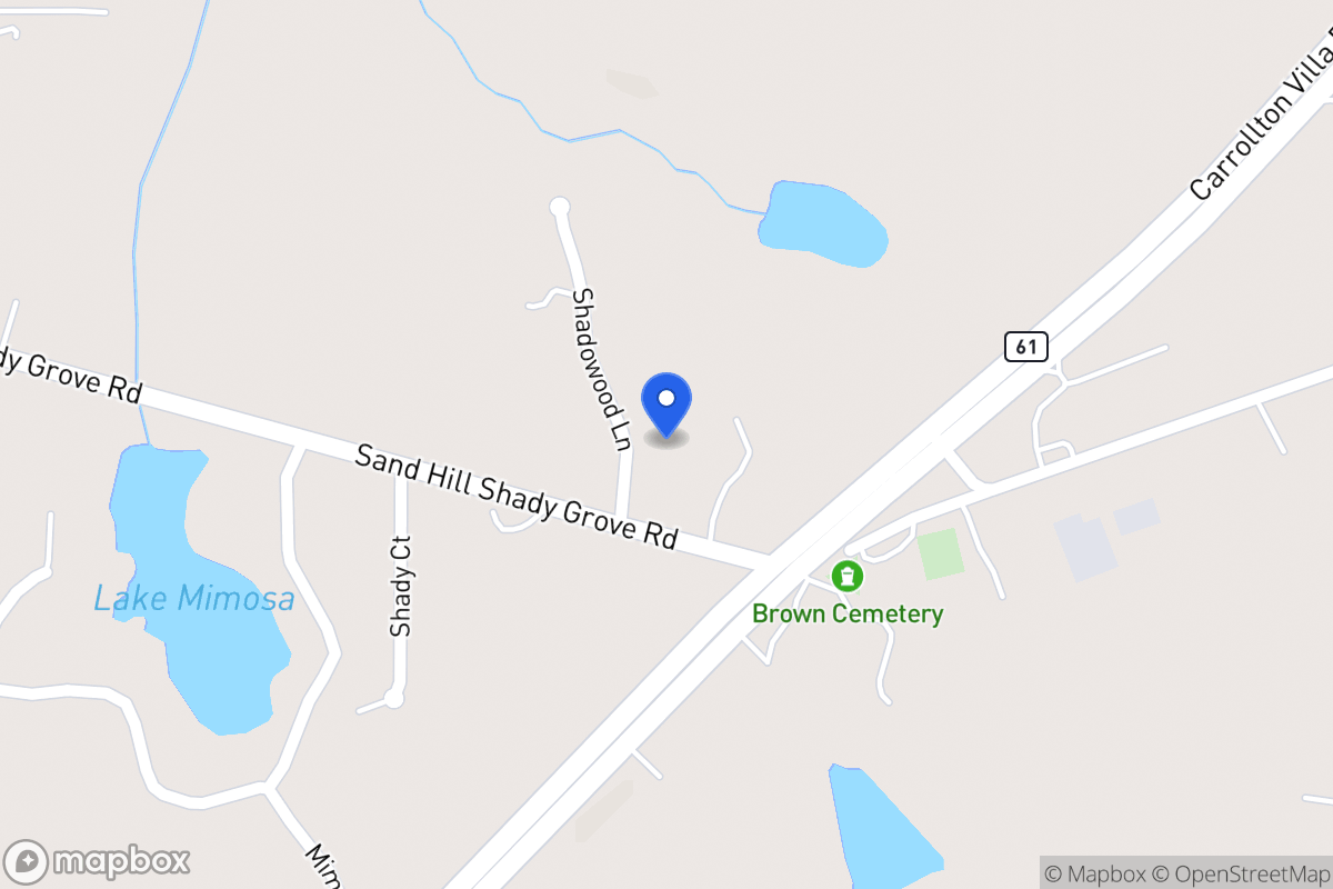 Map of 25 Shadowood Ln