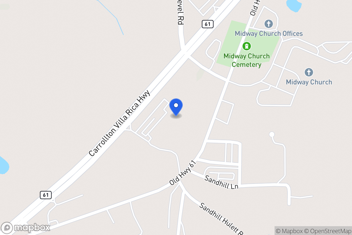 Map of 3751 Carrollton Villa Rica Hwy