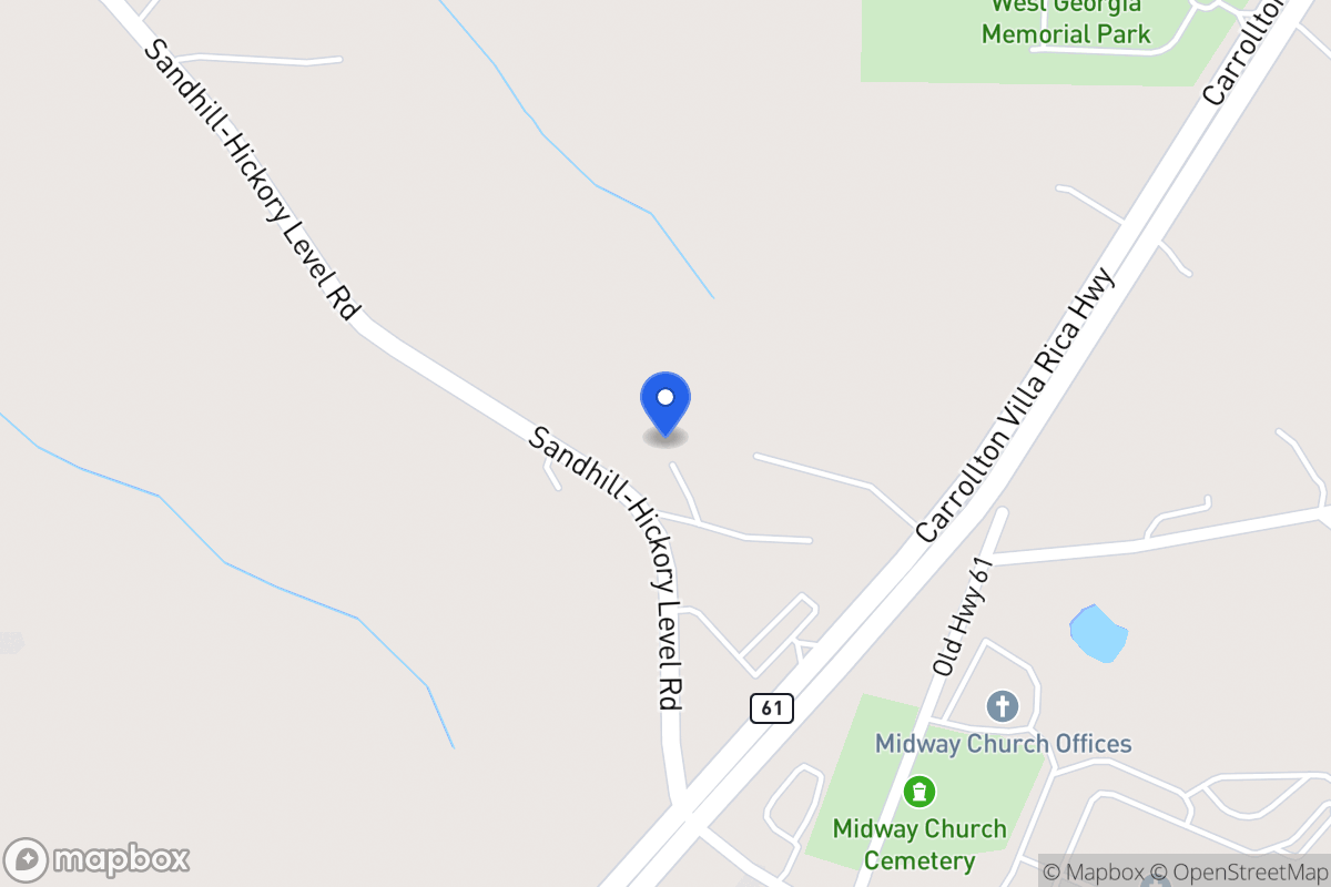 Map of 231 Sandhill Hickory Level Rd