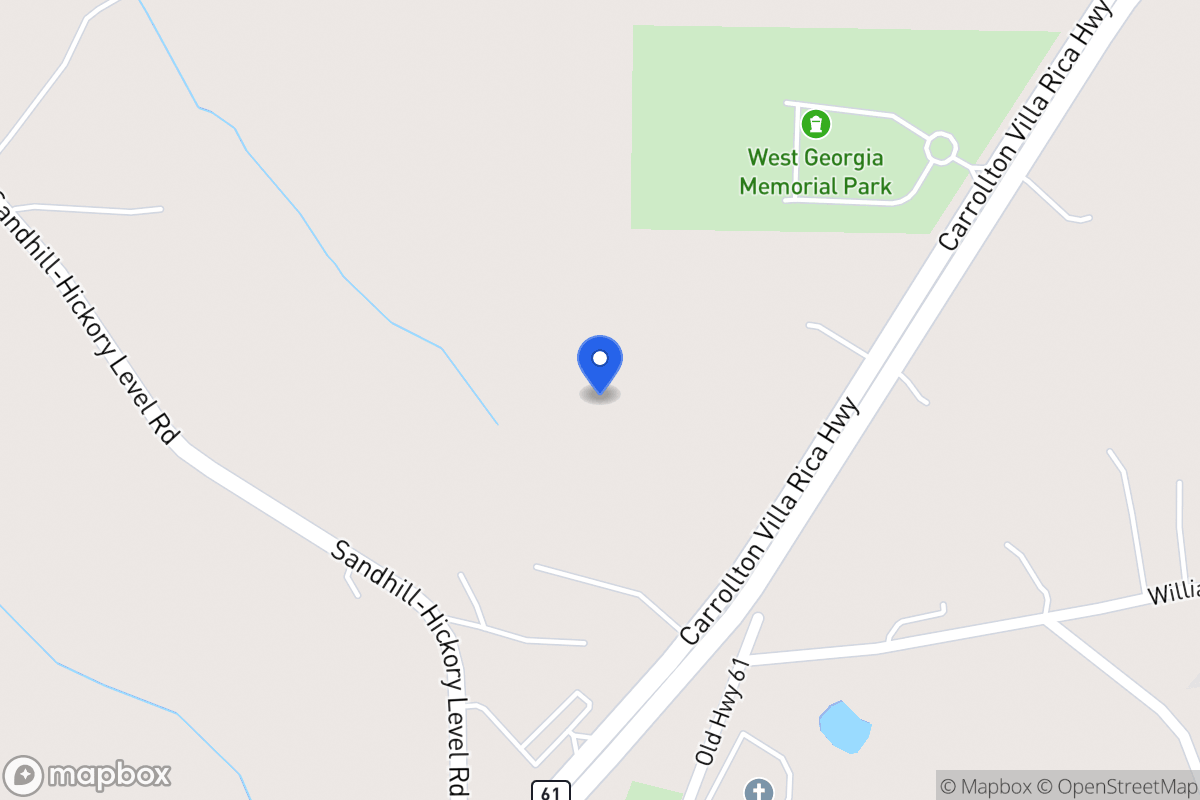 Map of 4014 Carrollton Villa Rica Hwy