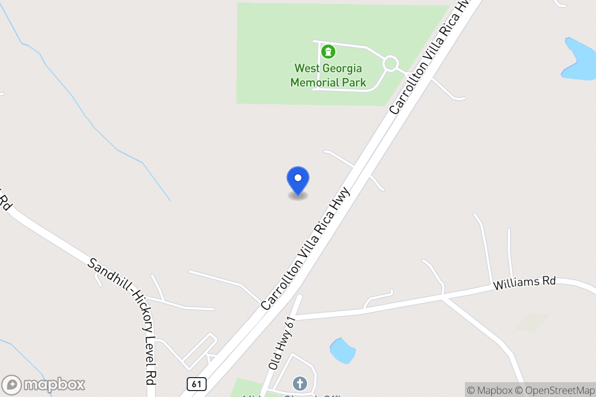 Map of 4040 Carrollton Villa Rica Hwy