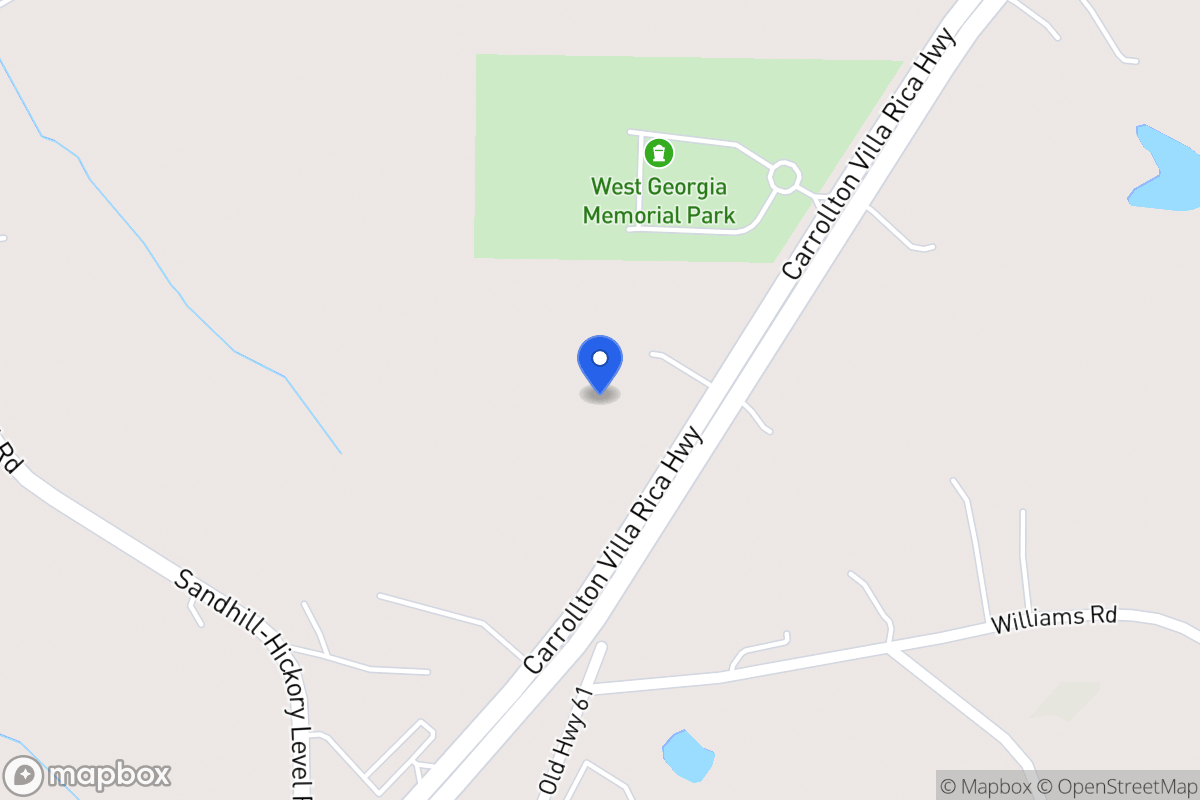 Map of 4044 Carrollton Villa Rica Hwy