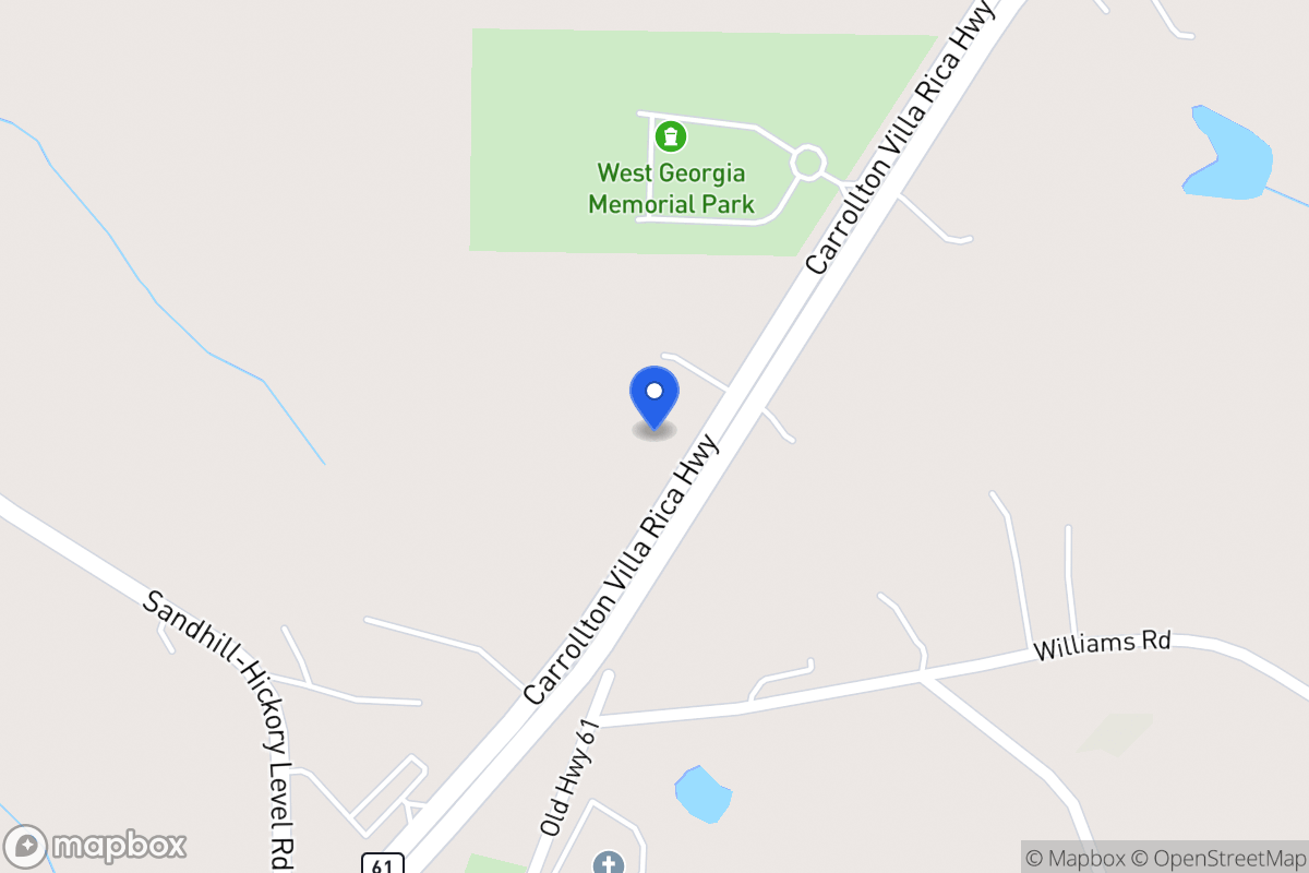 Map of 4042 Carrollton Villa Rica Hwy