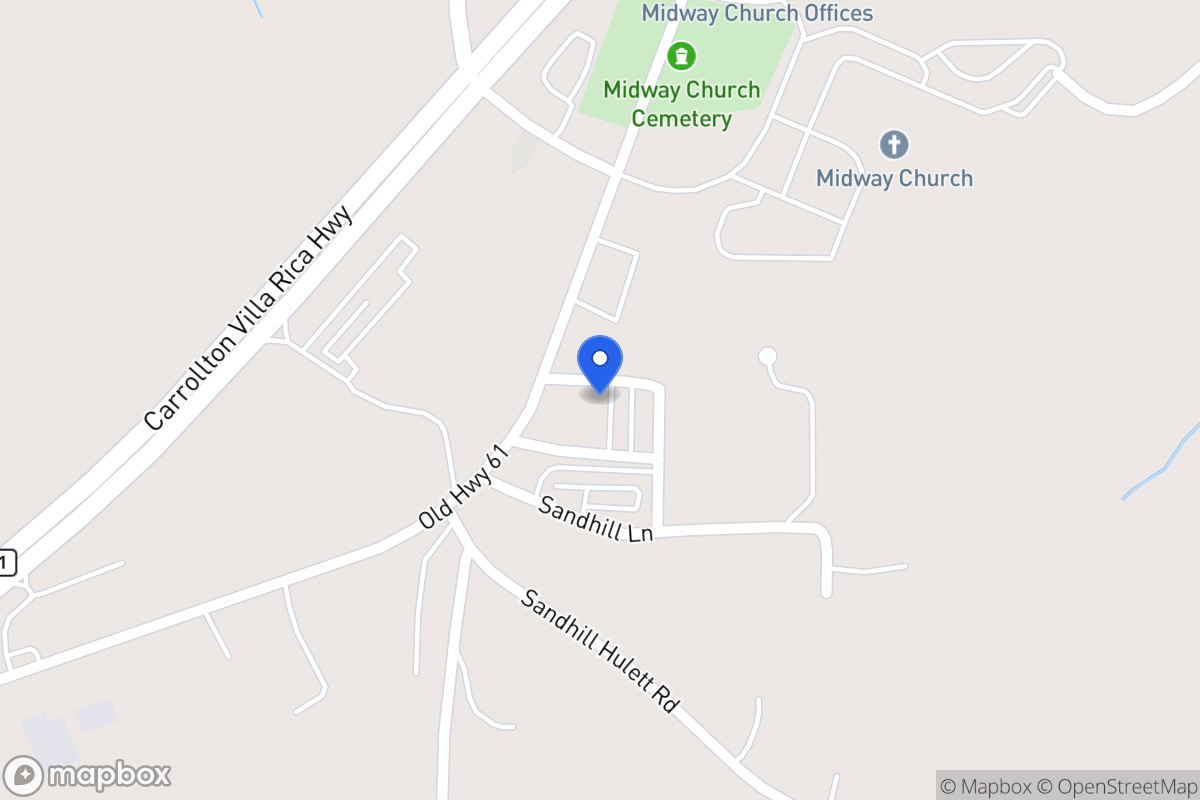 Map of Old Villa Rica Hwy