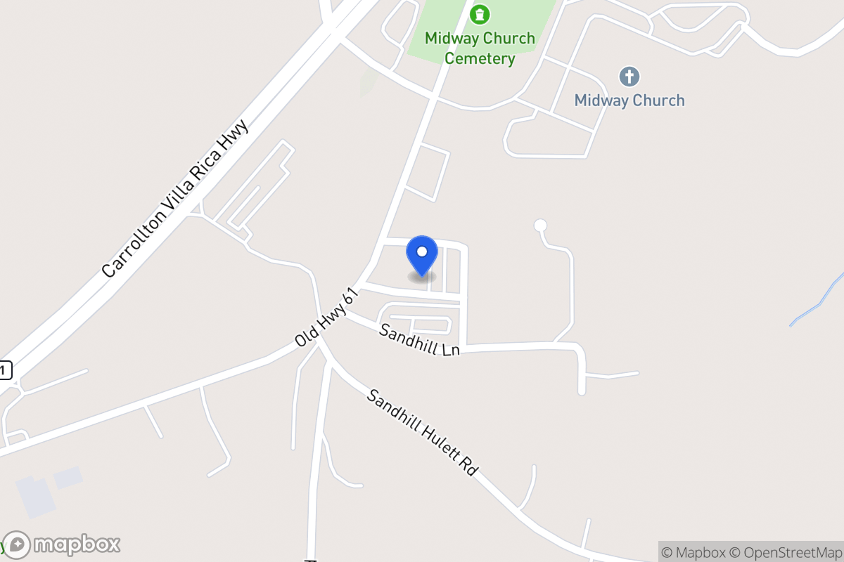 Map of Sandhill School Rd