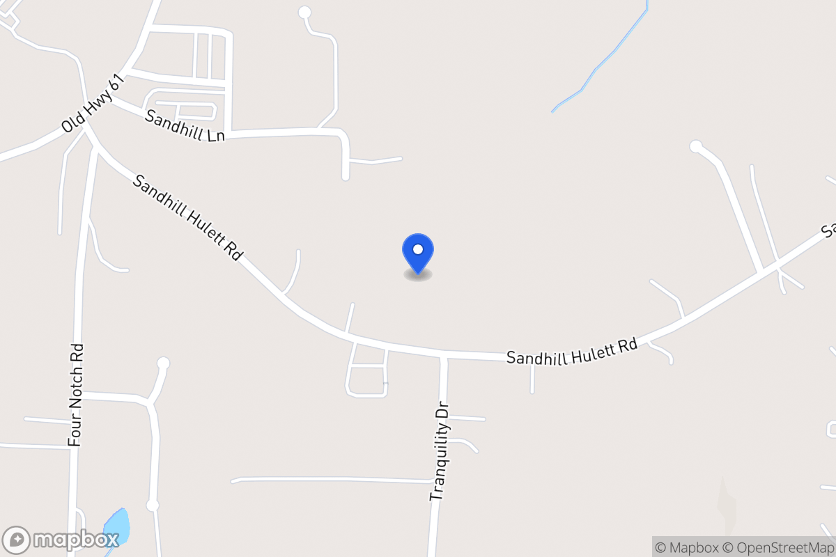 Map of 200 Sandhill Hulett Rd