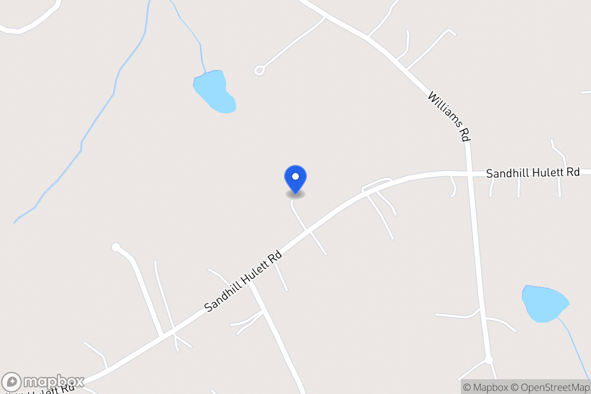 Map of 490 Sandhill Hulett Rd