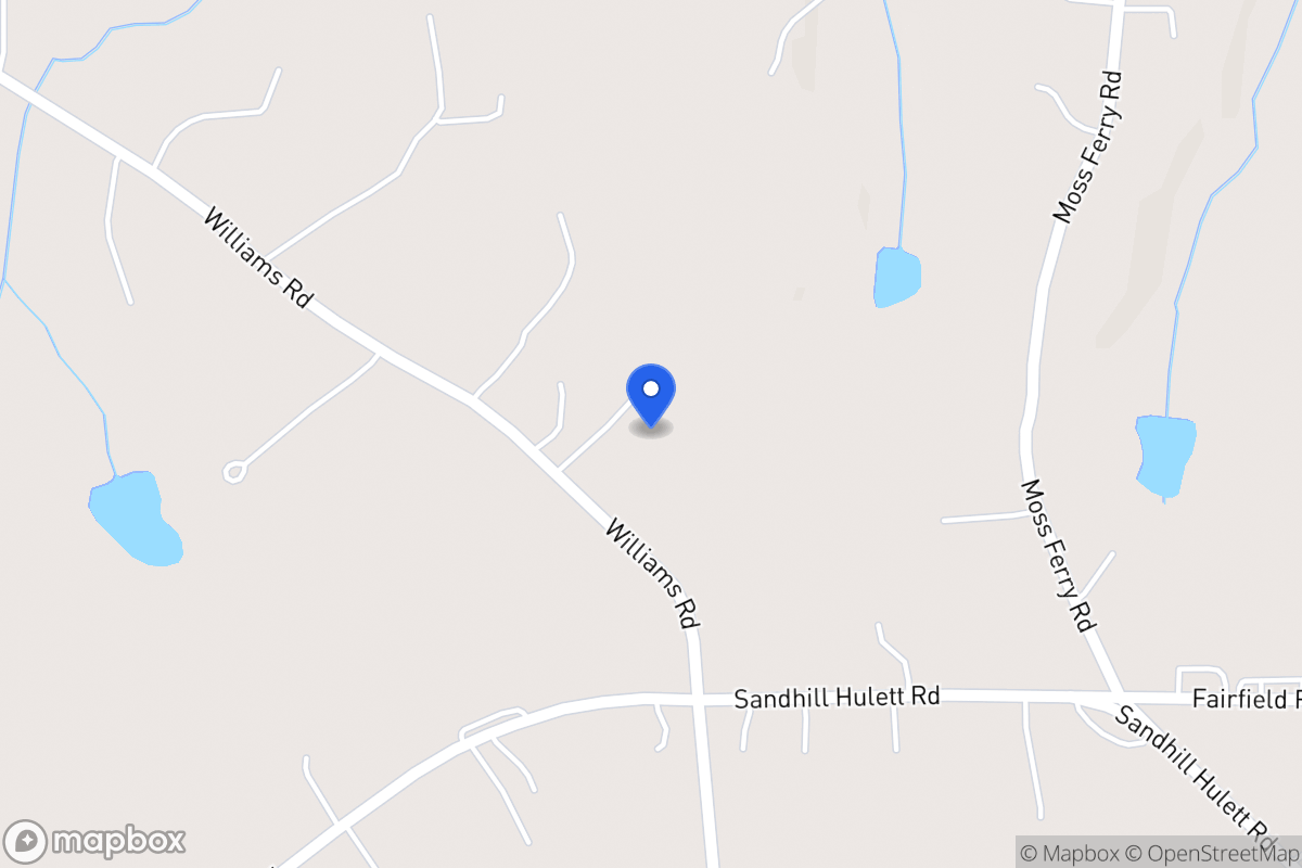 Map of 392 Williams Rd