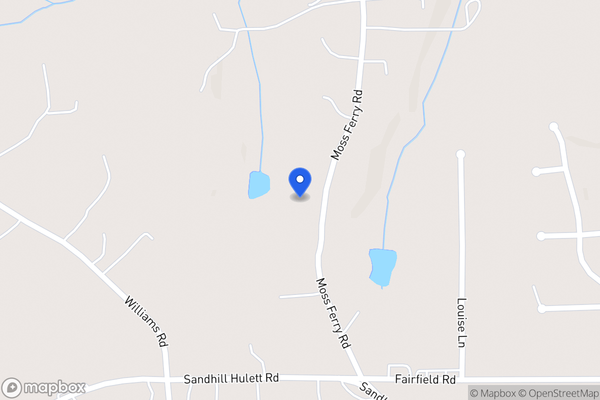 Map of 887 Moss Ferry Rd
