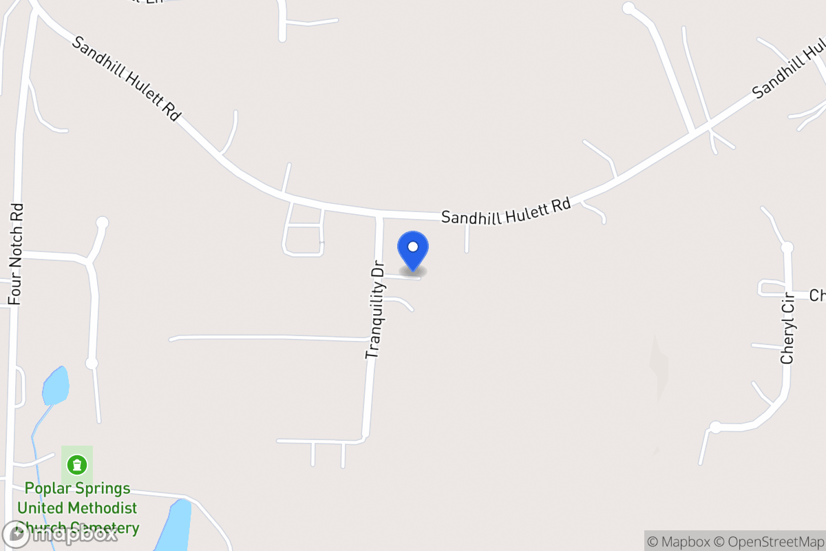 Map of 28 Tranquility Dr