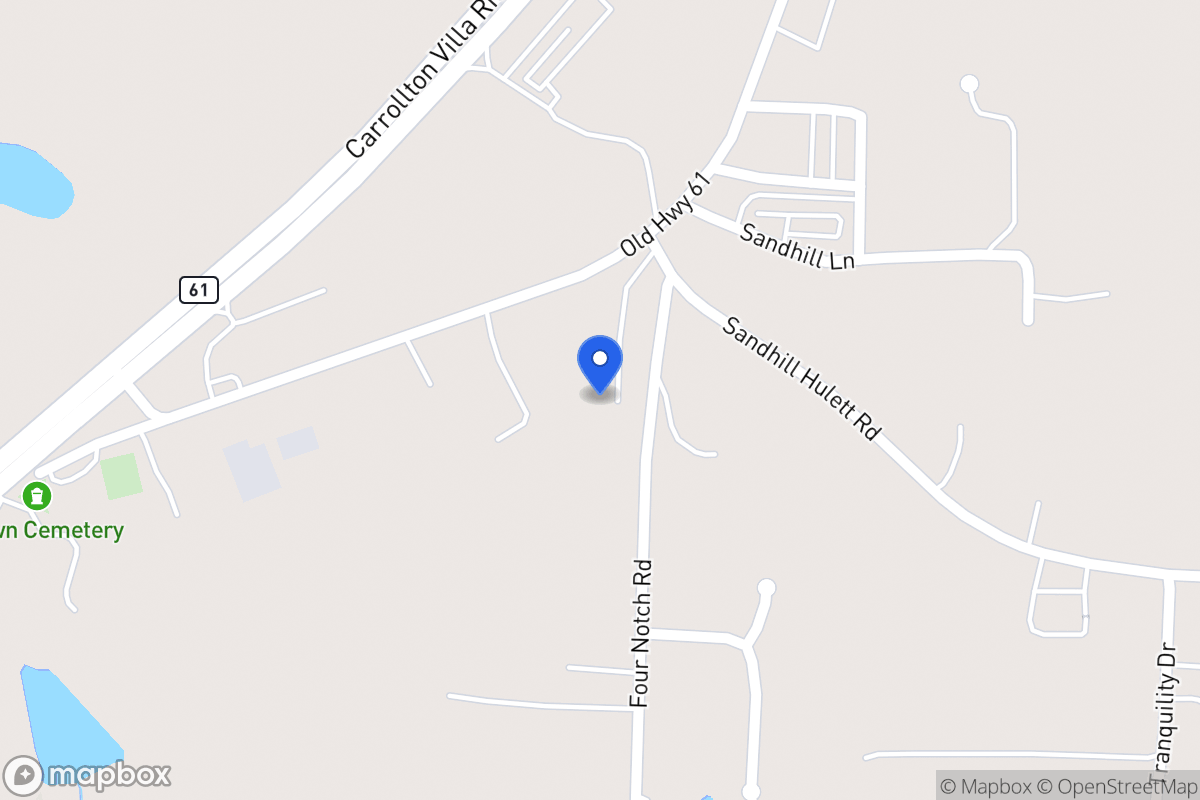 Map of 3705 Carrollton Villa Rica Hwy