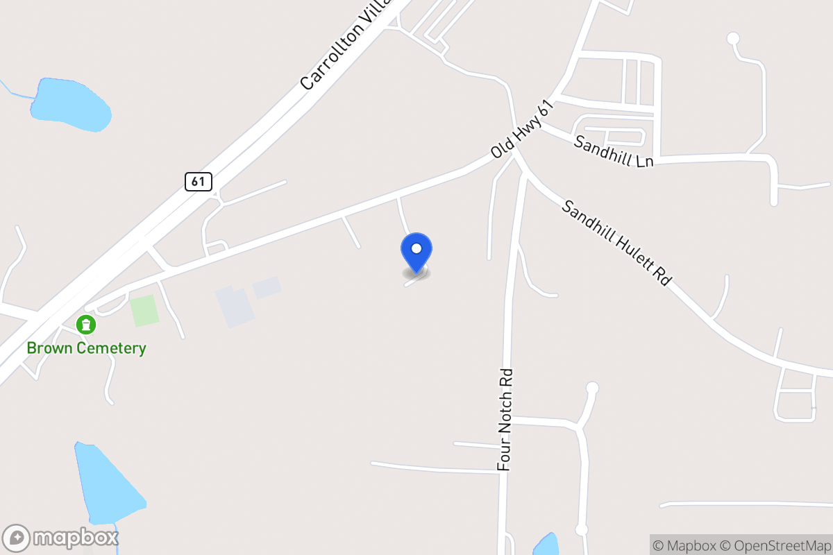 Map of 3679 Carrollton Villa Rica Hwy
