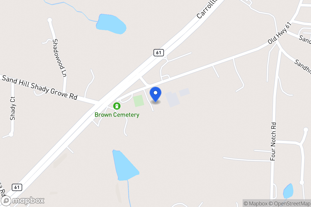 Map of 3549 Carrollton Villa Rica Hwy