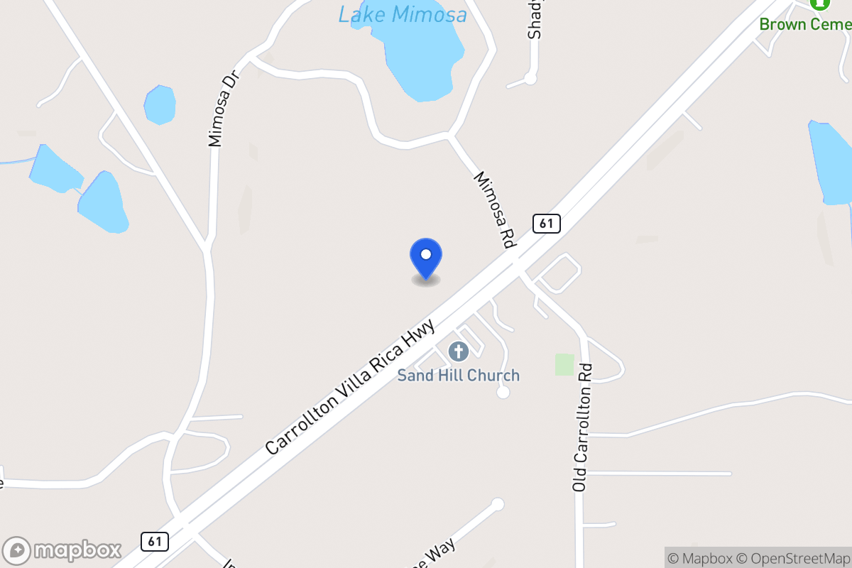 Map of 3278 Carrollton Villa Rica Hwy