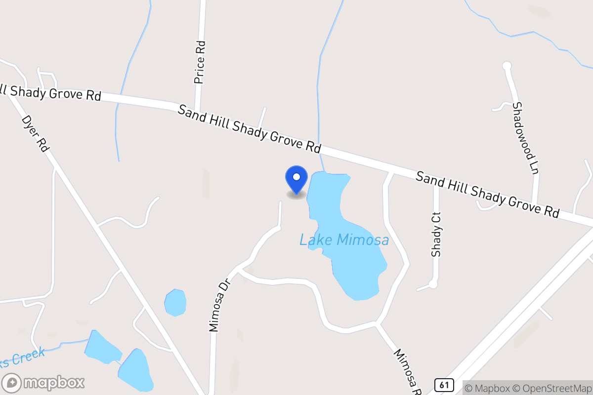 Map of 261 Mimosa Cir