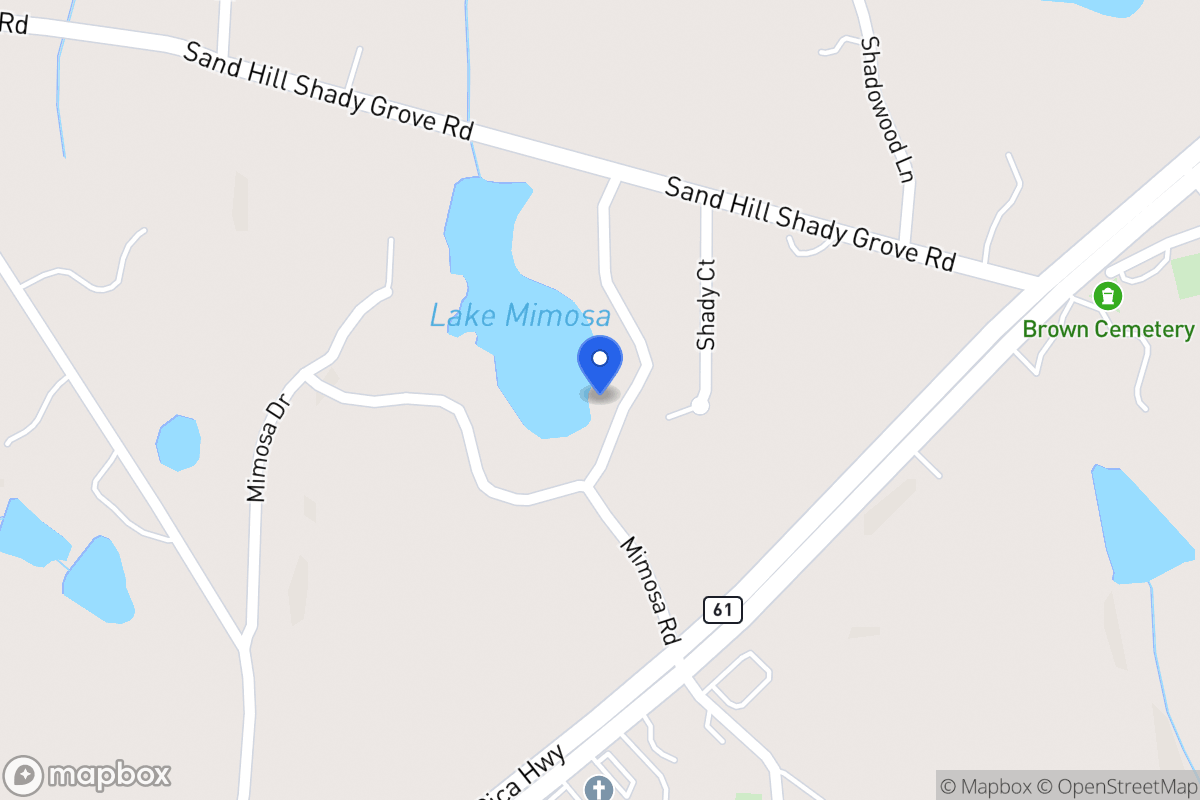 Map of 87 Mimosa Cir