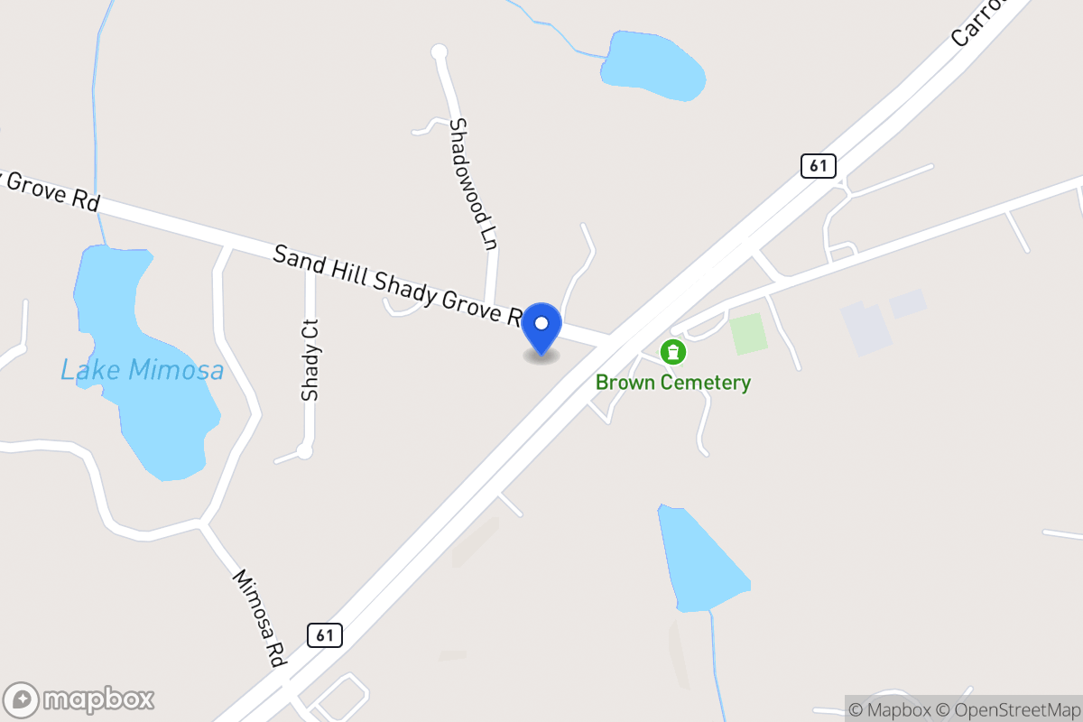 Map of 16 Sandhill Shady Grove Rd