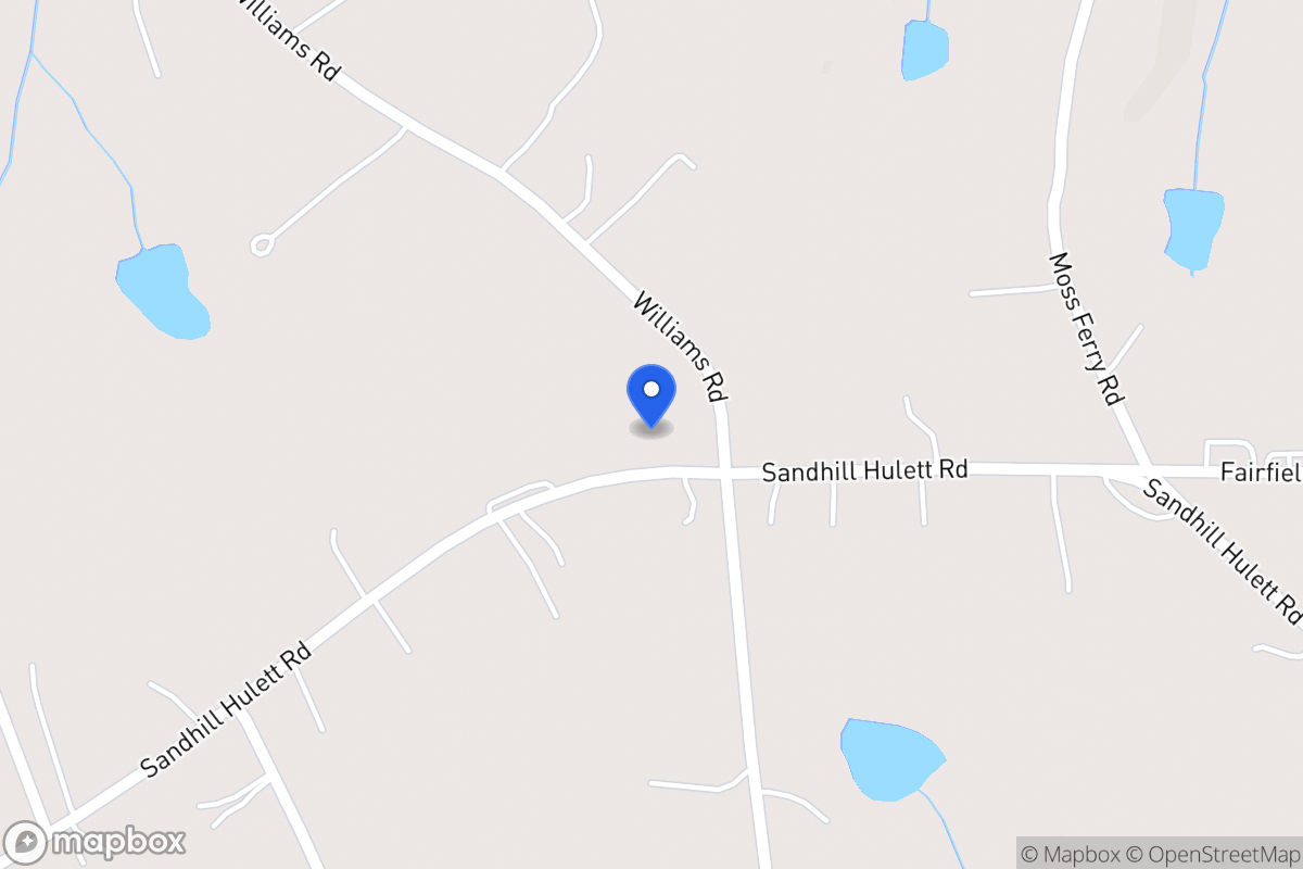Map of 578 Sandhill Hulett Rd