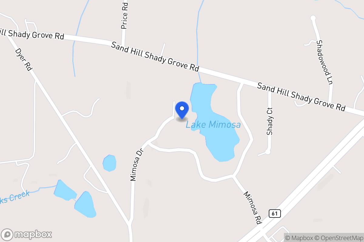 Map of 241 Mimosa Dr