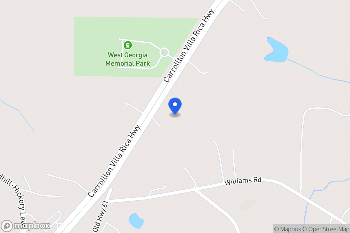 Map of 4095 Carrollton Villa Rica Hwy