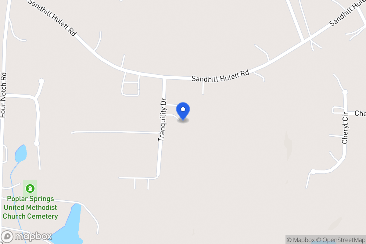 Map of 48 Tranquility Dr