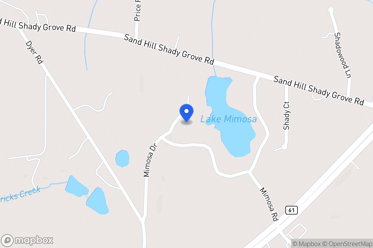 Map of 221 Mimosa Cir