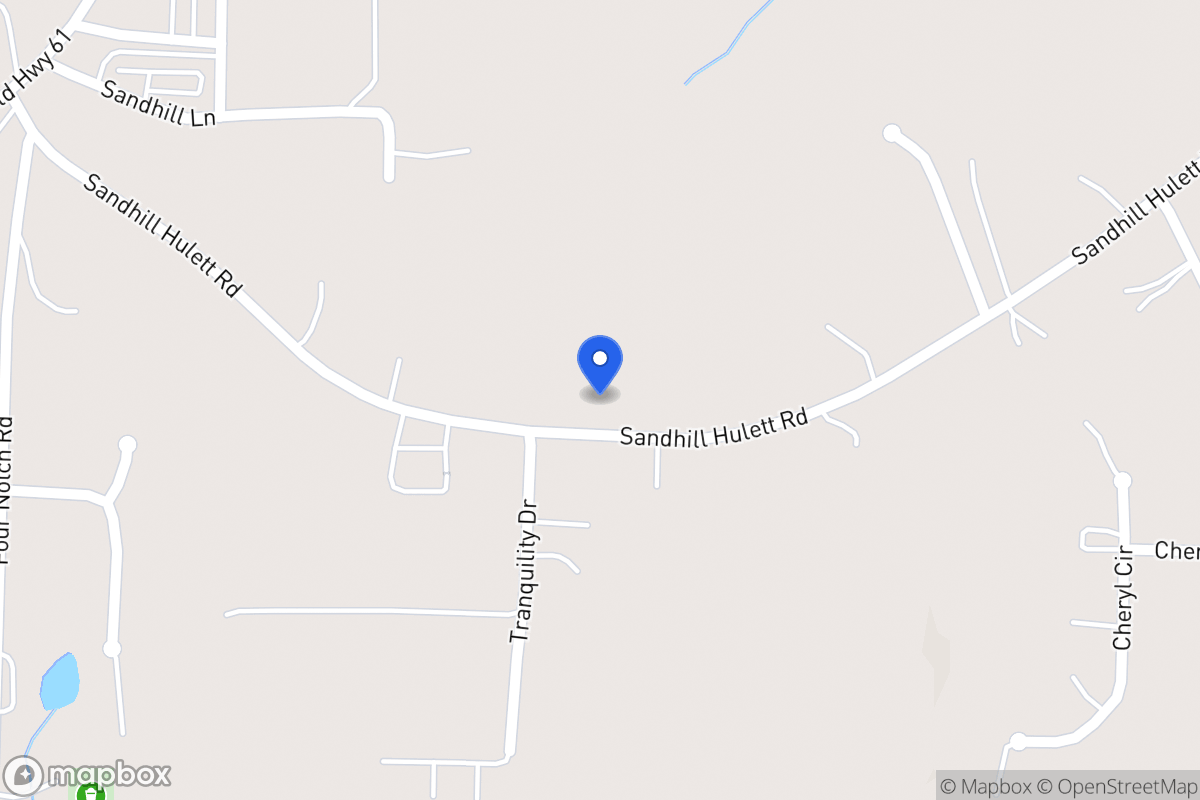 Map of 236 Sandhill Hulett Rd