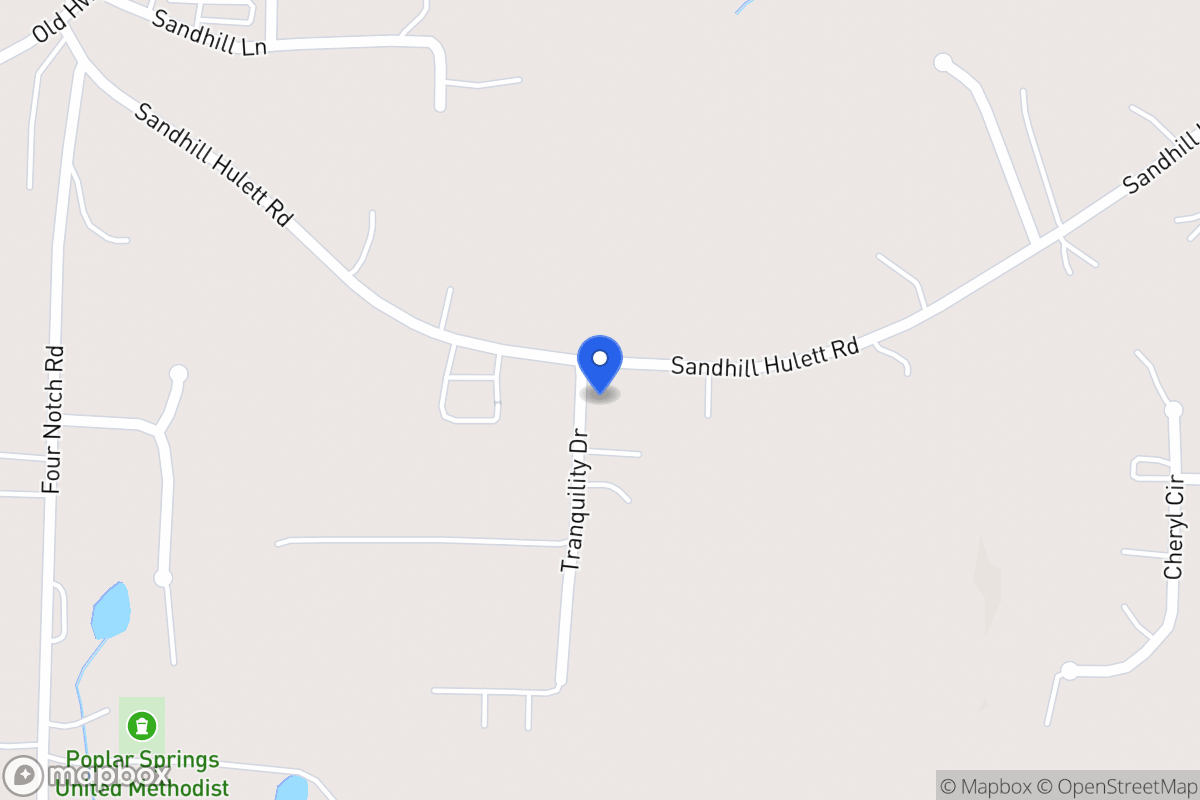 Map of 12 Tranquility Dr