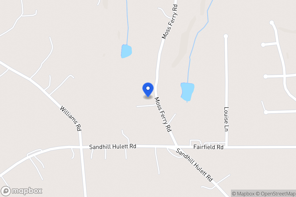 Map of 925 Moss Ferry Rd