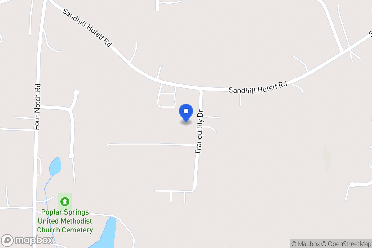 Map of 29 Tranquility Dr