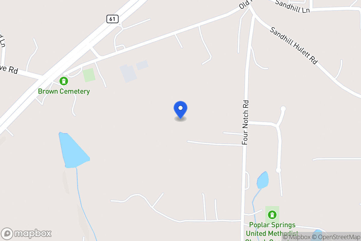 Map of 2088 Four Notch Rd
