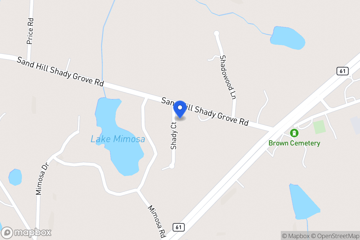 Map of 10 Shady Ct