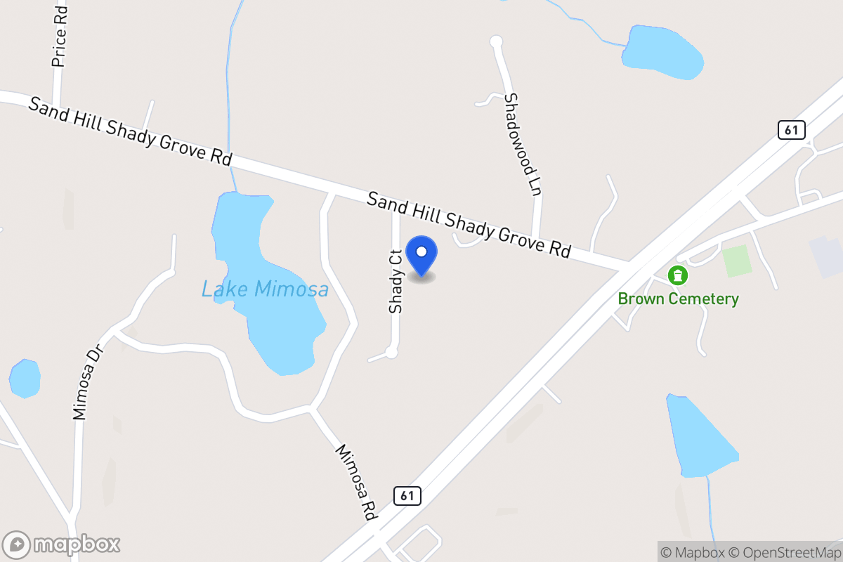 Map of 20 Shady Ct
