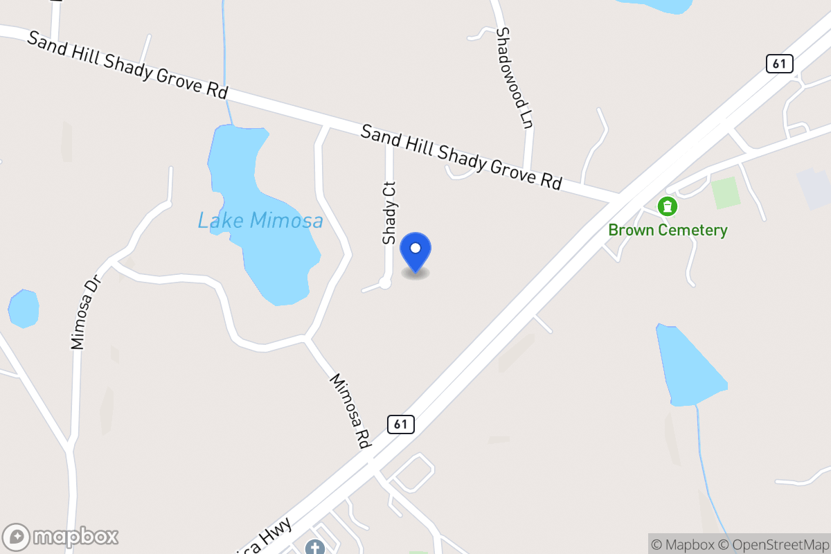 Map of 50 Shady Ct