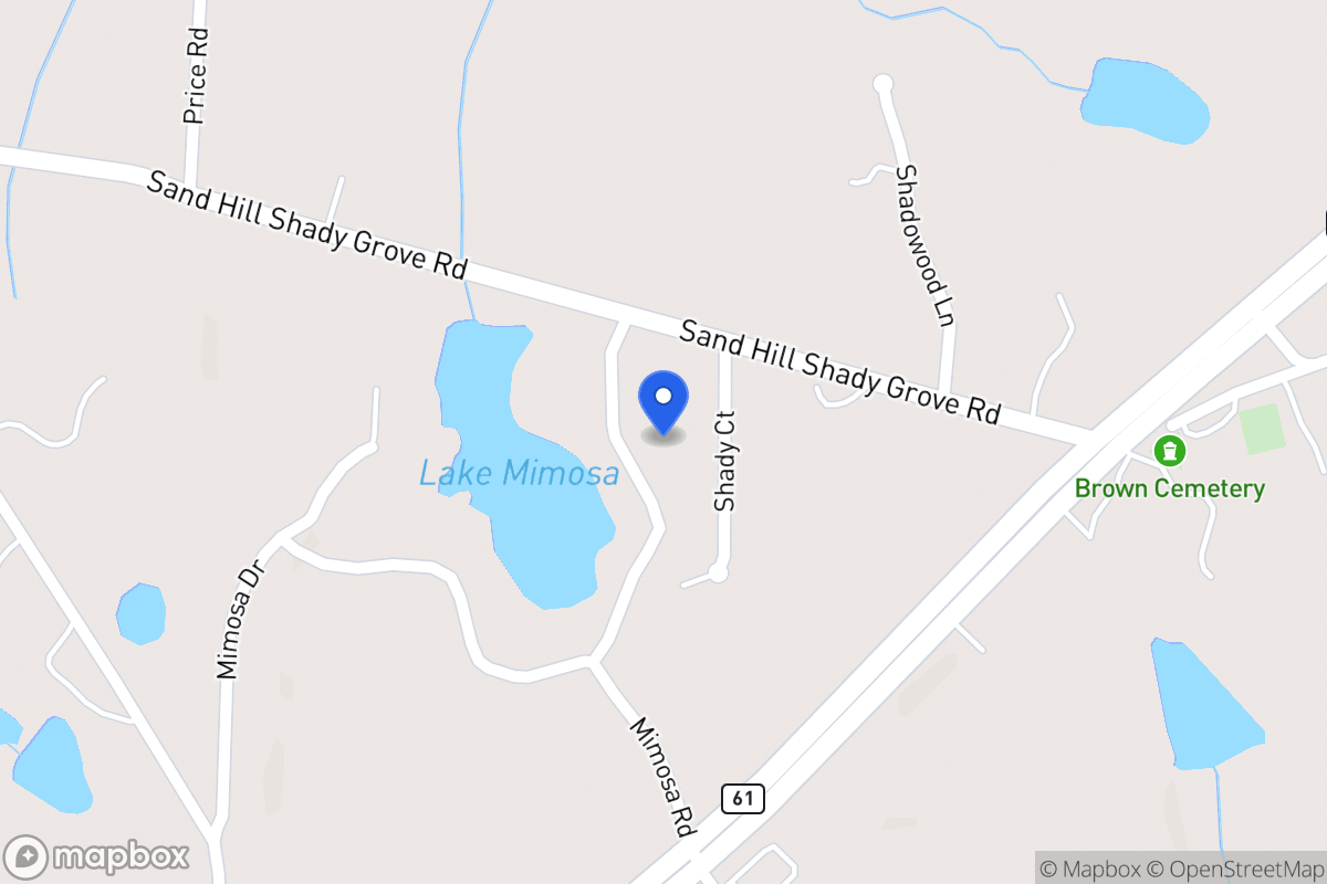 Map of 25 Shady Ct