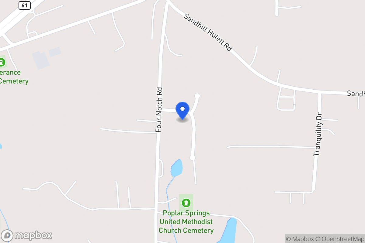 Map of 43 Stoneview Dr