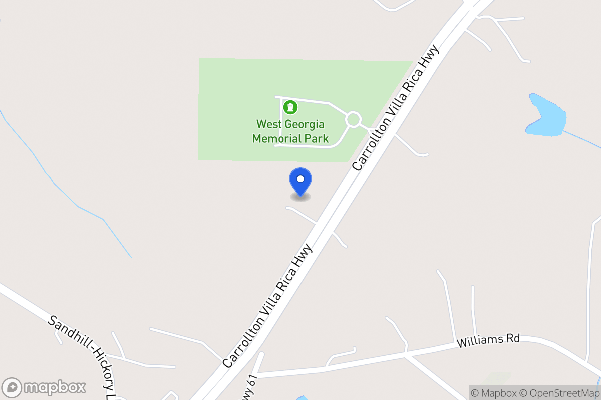 Map of 4094 Carrollton Villa Rica Hwy