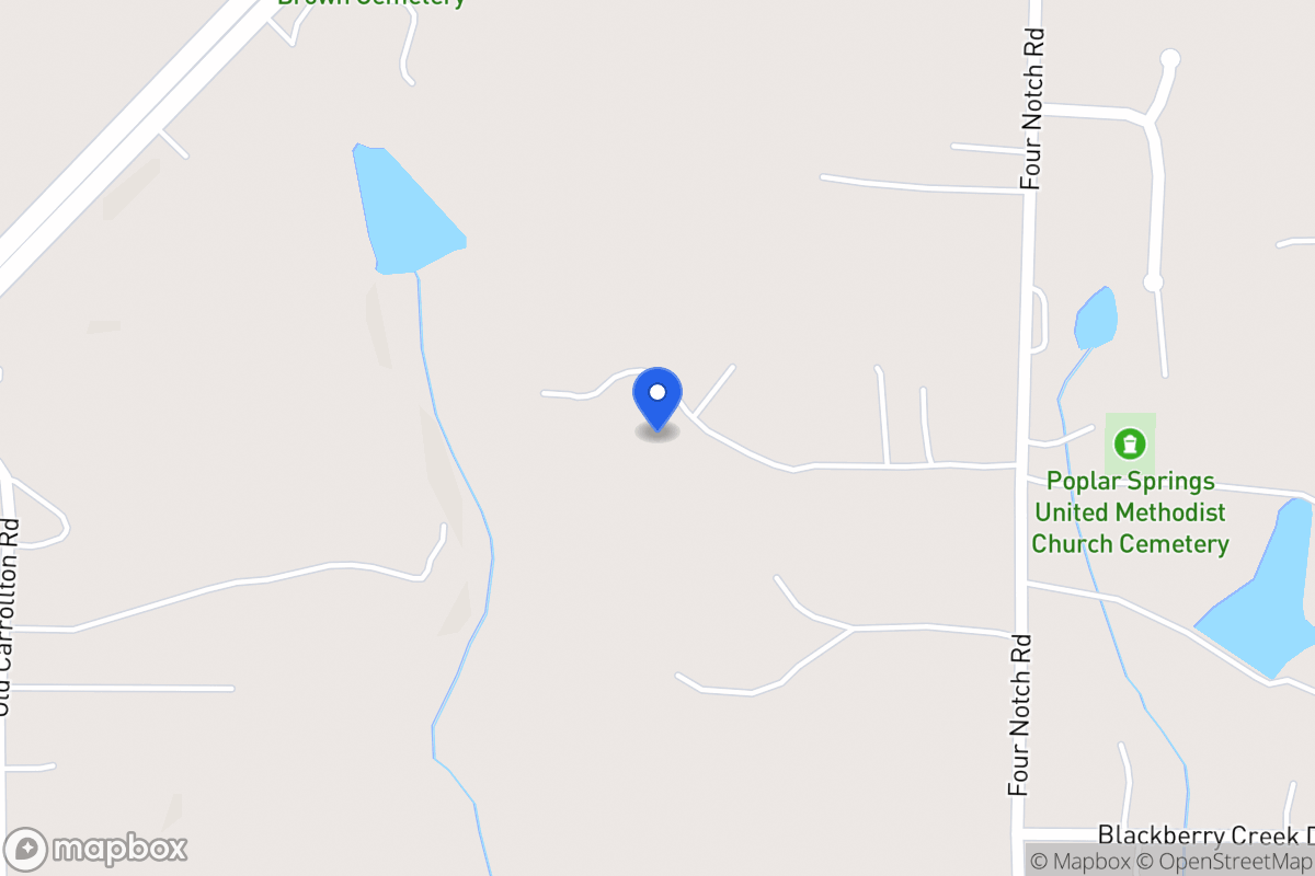 Map of 2022 Four Notch Rd