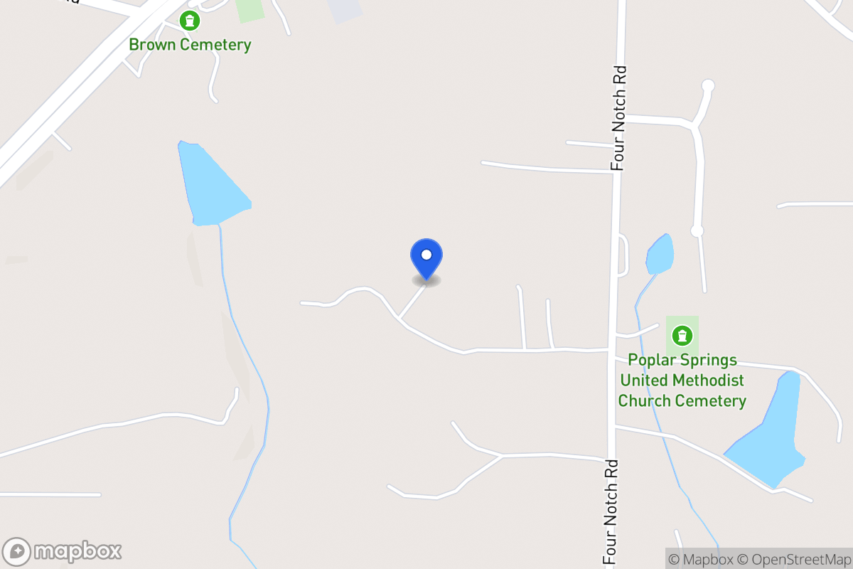 Map of 2026 Four Notch Rd
