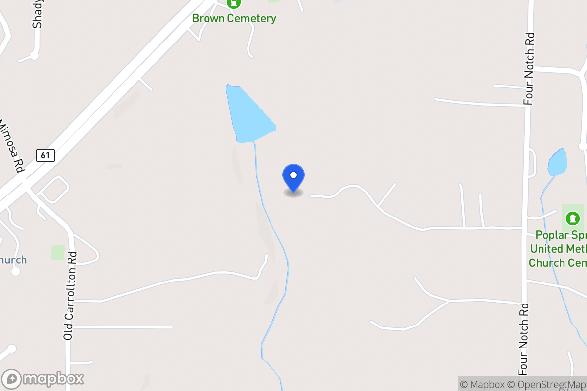 Map of 2028 Four Notch Rd