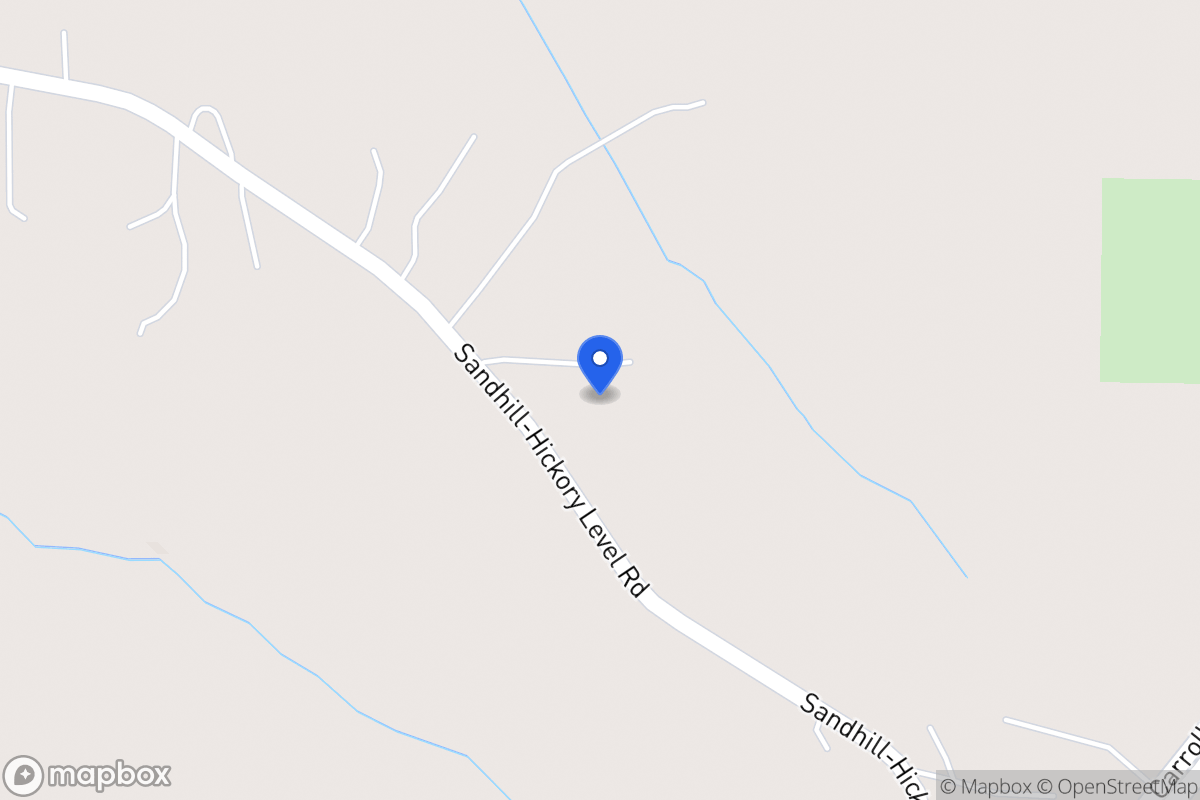 Map of 393 Sandhill Hickory Level Rd