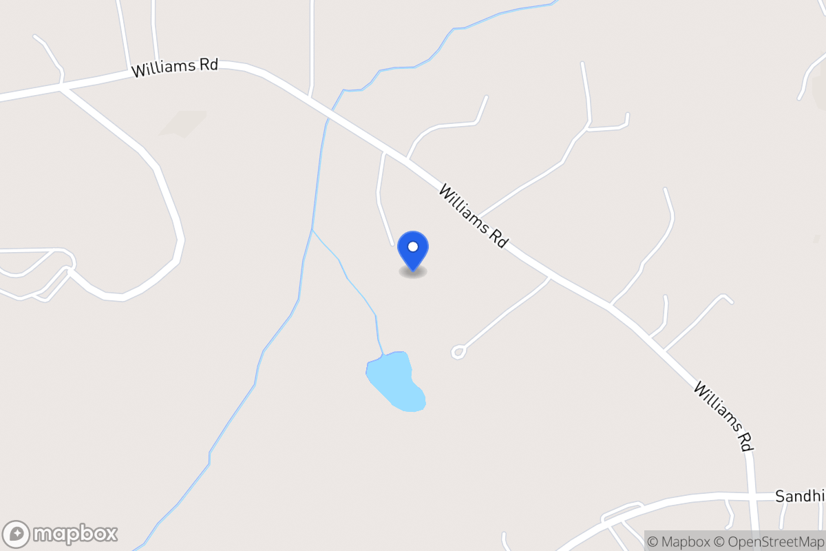 Map of 323 Williams Rd