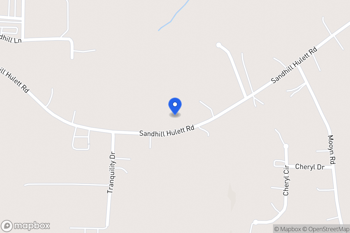 Map of 278 Sandhill Hulett Rd
