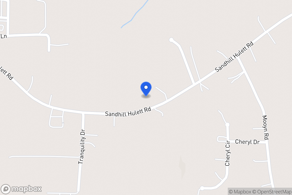 Map of 294 Sandhill Hulett Rd