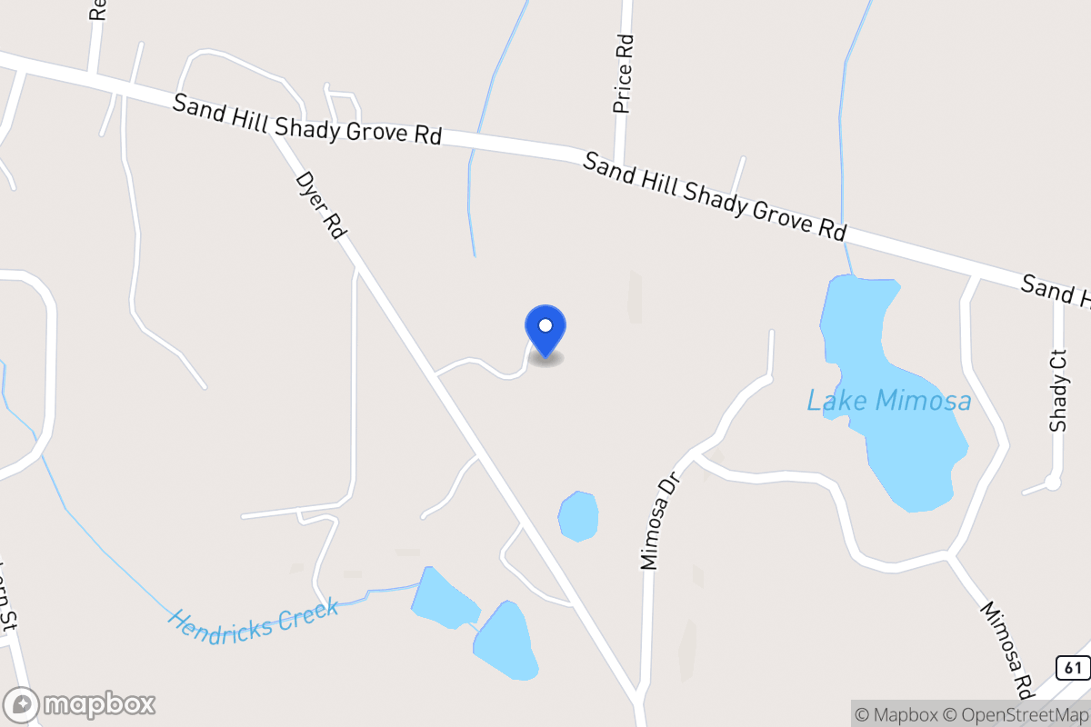 Map of 315 Dyer Rd