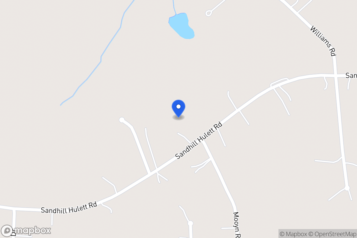 Map of 420 Sandhill Hulett Rd