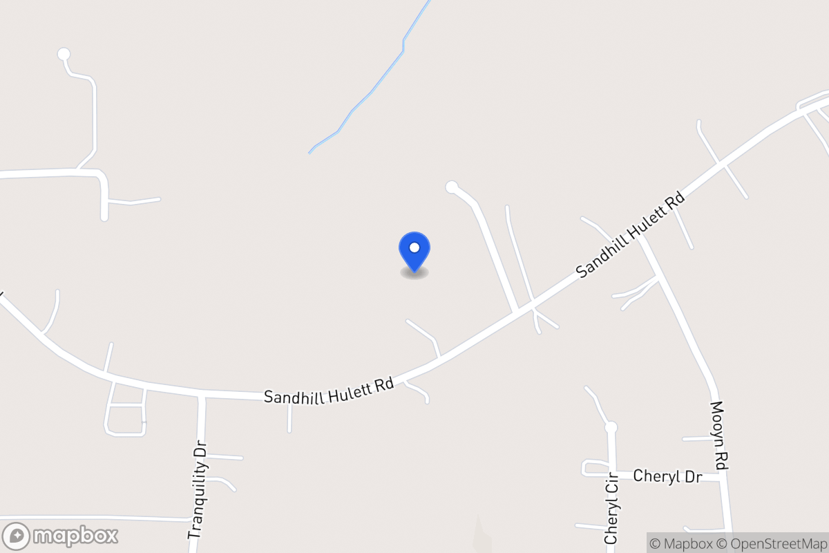 Map of 300 Sandhill Hulett Rd