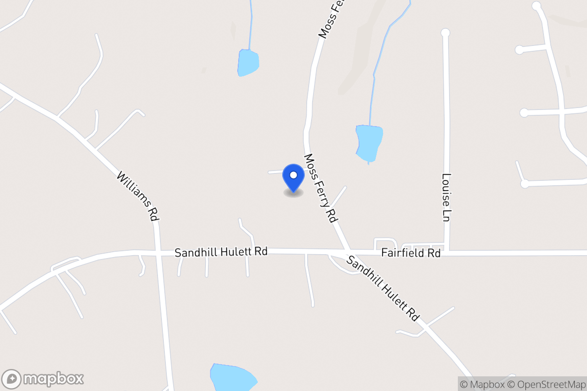 Map of 933 Moss Ferry Rd