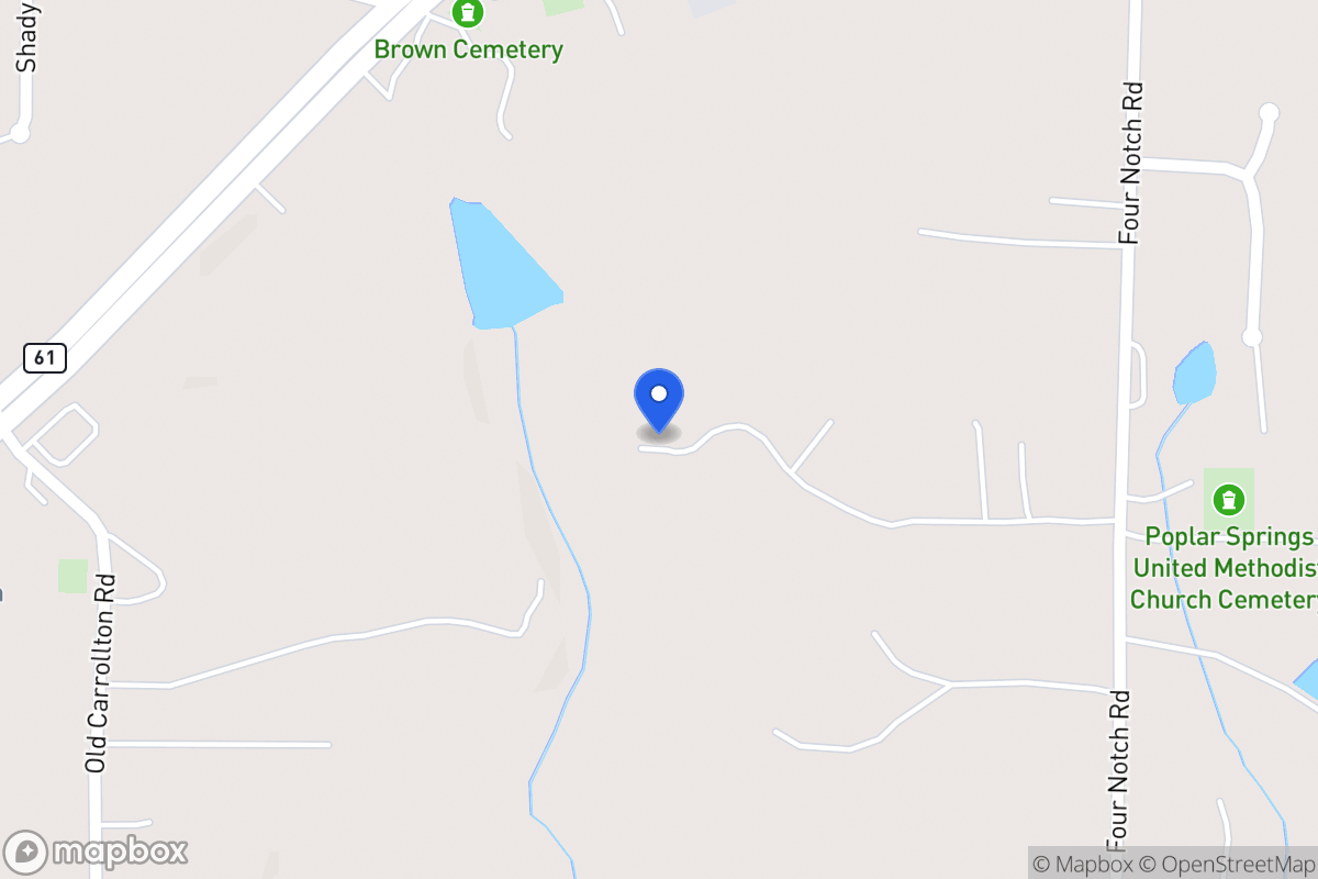 Map of Four Notch Rd